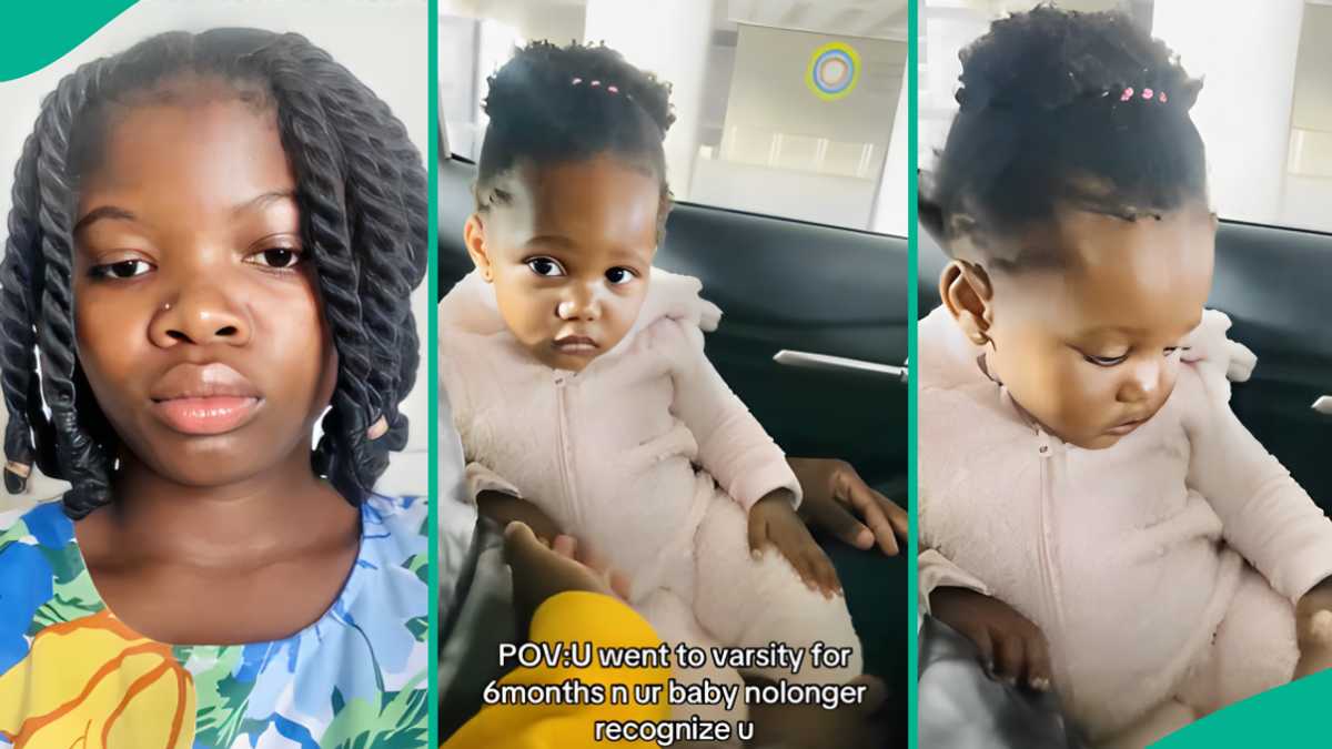 Child Fails to Recognise Her Mum Who Returned from University after 6 Months, Video Touches People