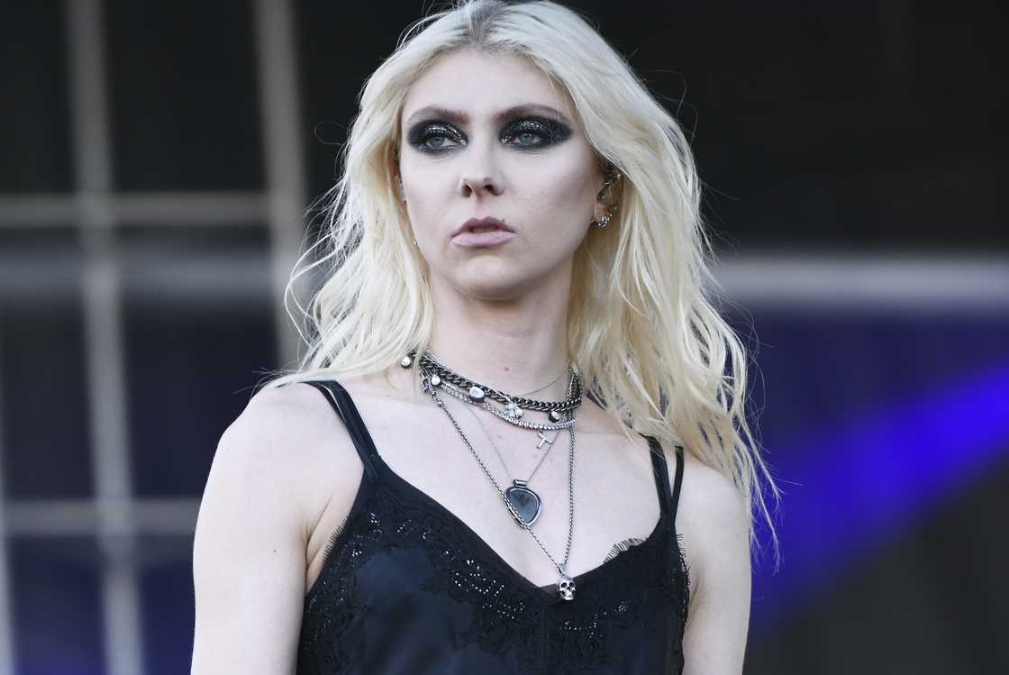 Taylor Momsen of The Pretty Reckless performs during the Innings Festival at Tempe Beach Park in Tempe, Arizona.