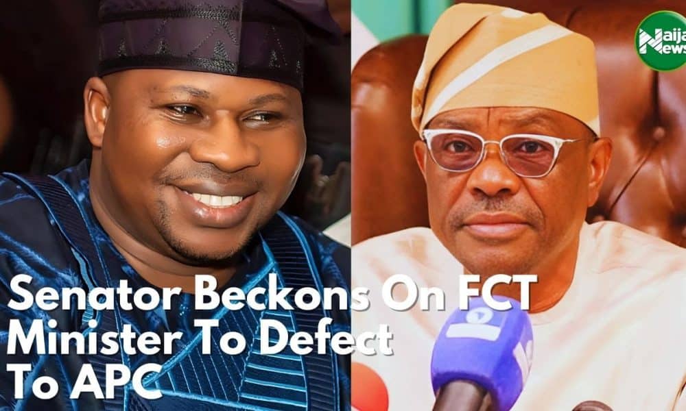 VIDEO: Senator Asks Wike To Defect To APC