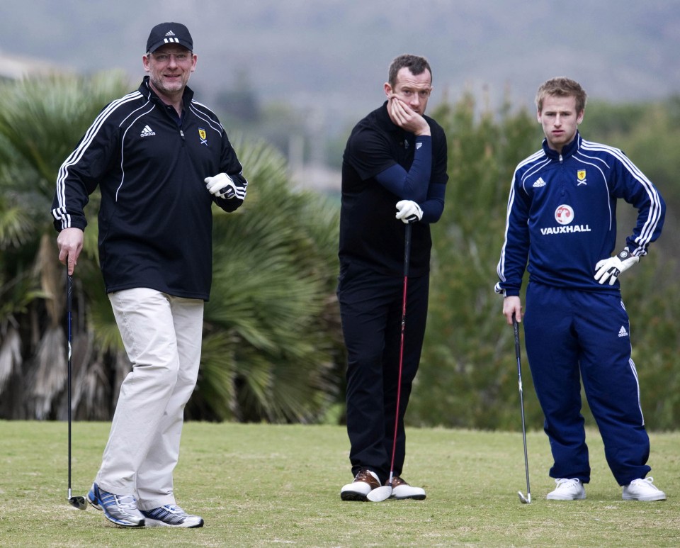 Dundee-born Charlie Adam is a keen golfer and wants to save the course