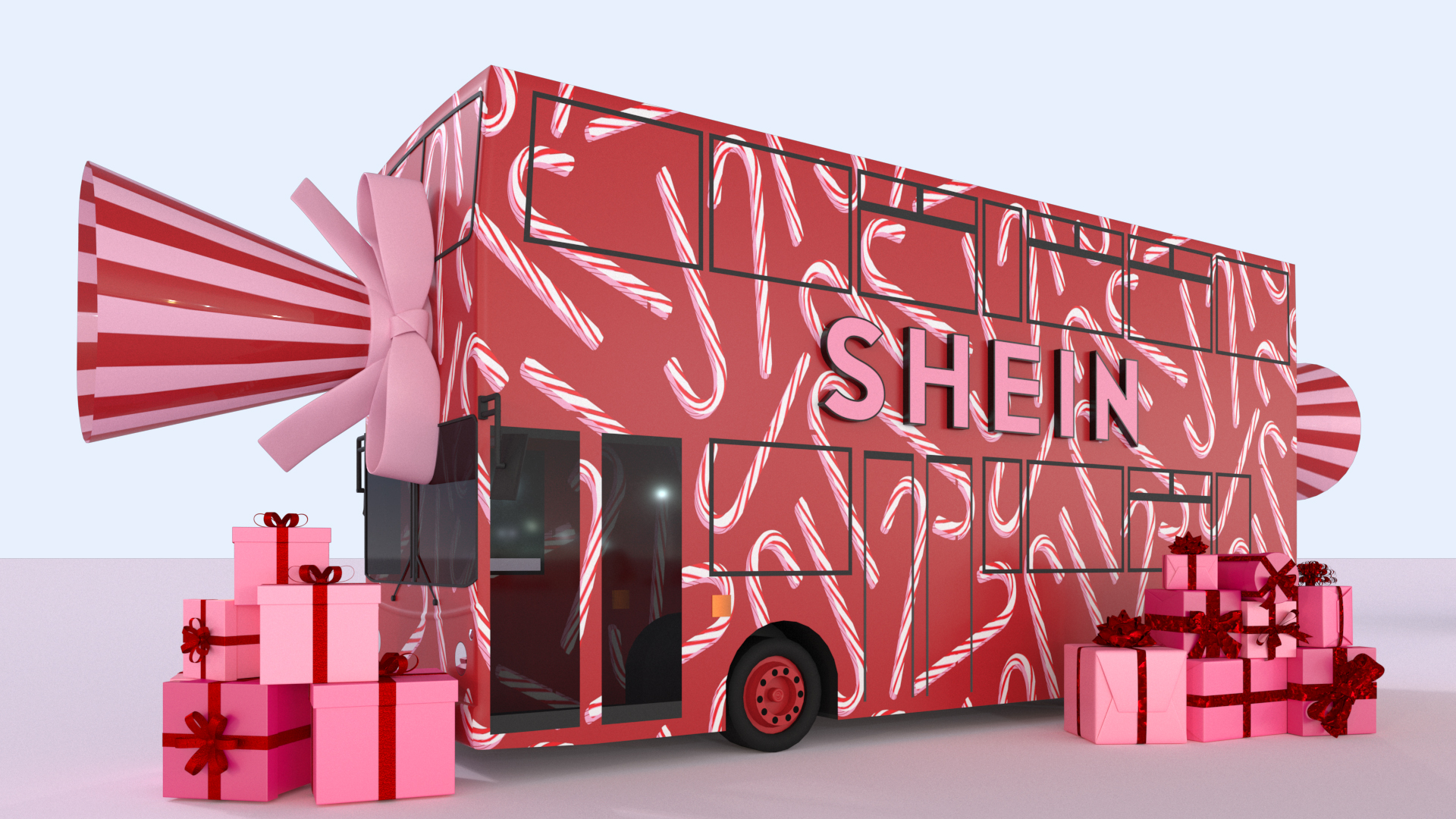 Exact date SHEIN Christmas bus arrives in Scotland packed with fashion freebies