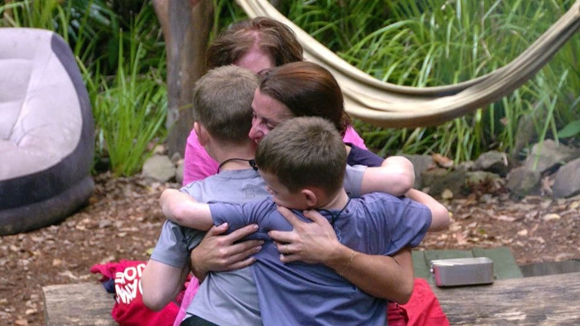 Emotional moment Coleen Rooney breaks down in tears as she enjoys surprise reunion with two youngest sons in I'm A Celeb