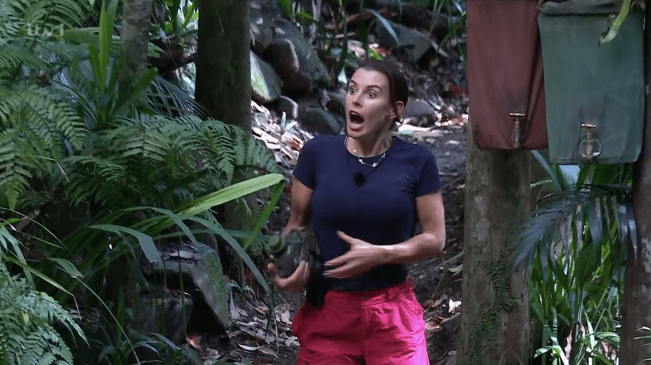 Coleen Rooney was also shocked to find family members in the jungle