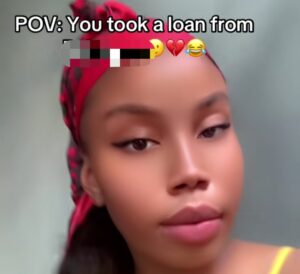 Lady exposes message sent to her contact after loan default 