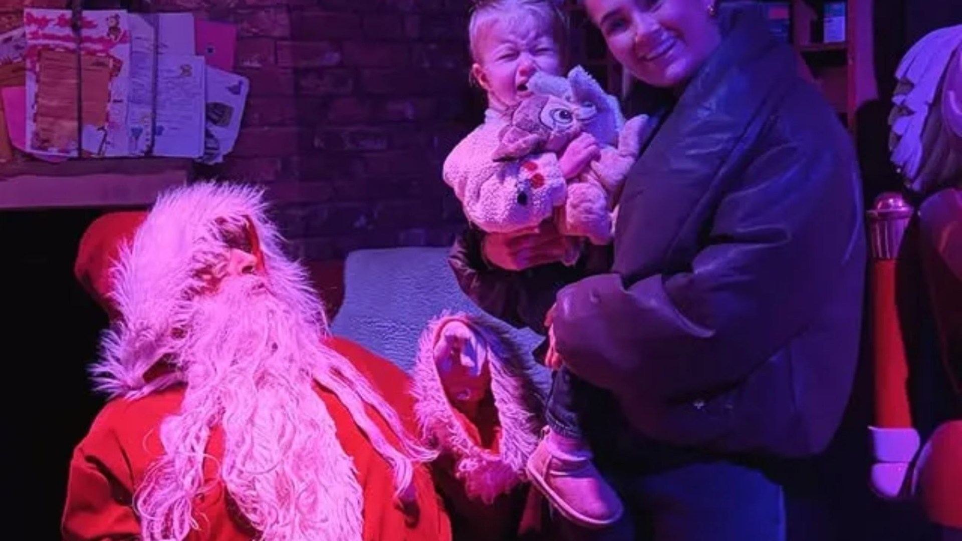 Molly-Mae takes baby Bambi to meet Santa in cute snaps ahead of new reality show debut