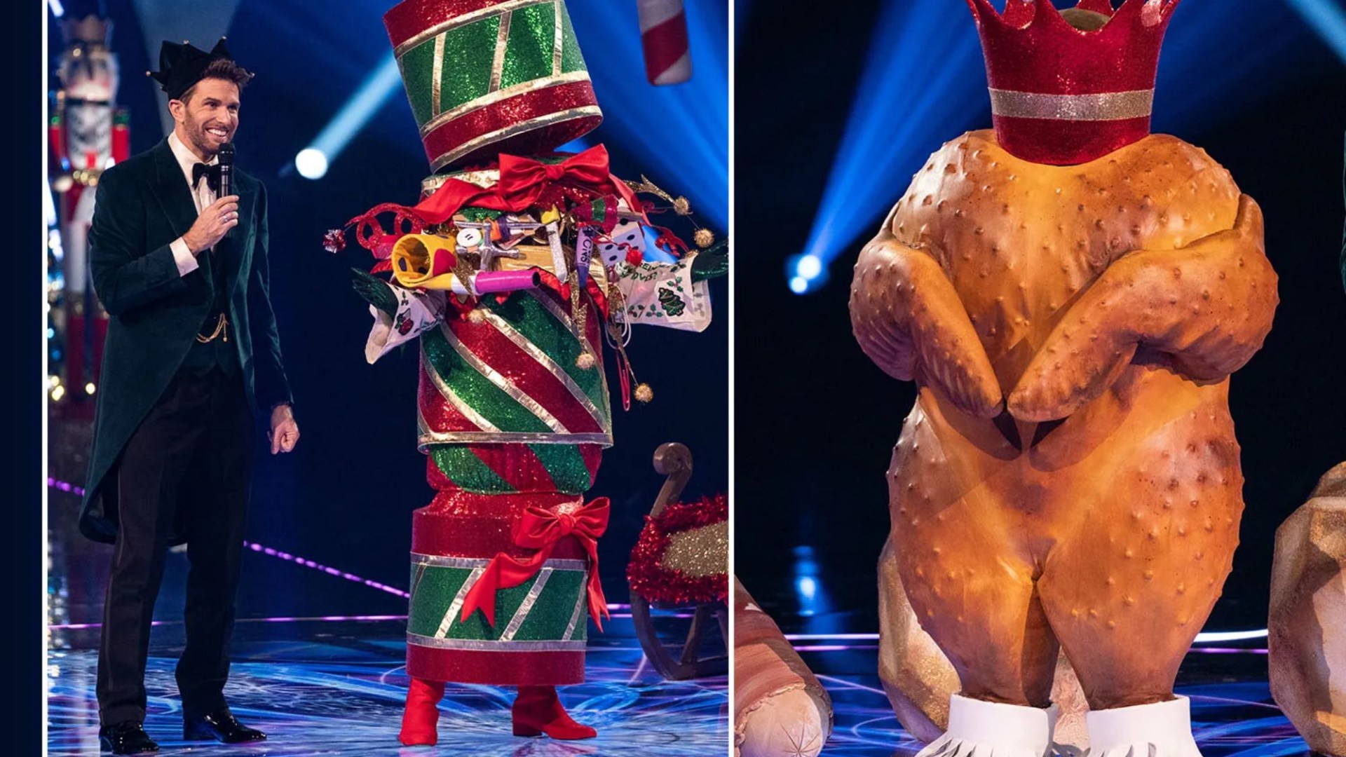 First look at The Masked Singer Christmas special with two huge stars dressed as a turkey & a cracker