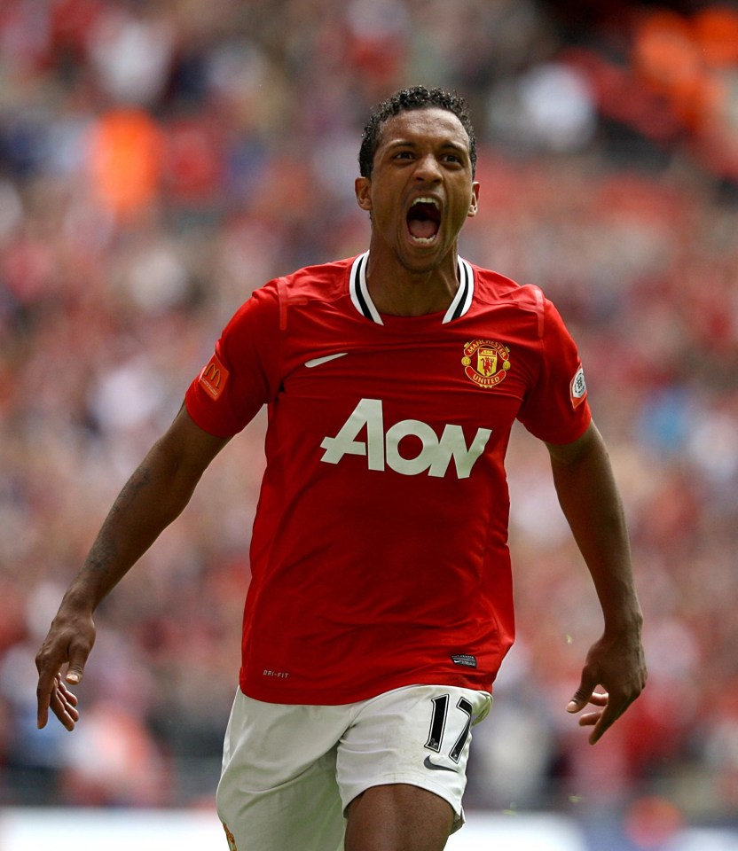 Former winger Nani was a cult hero at Man Utd - winning four Premier League titles