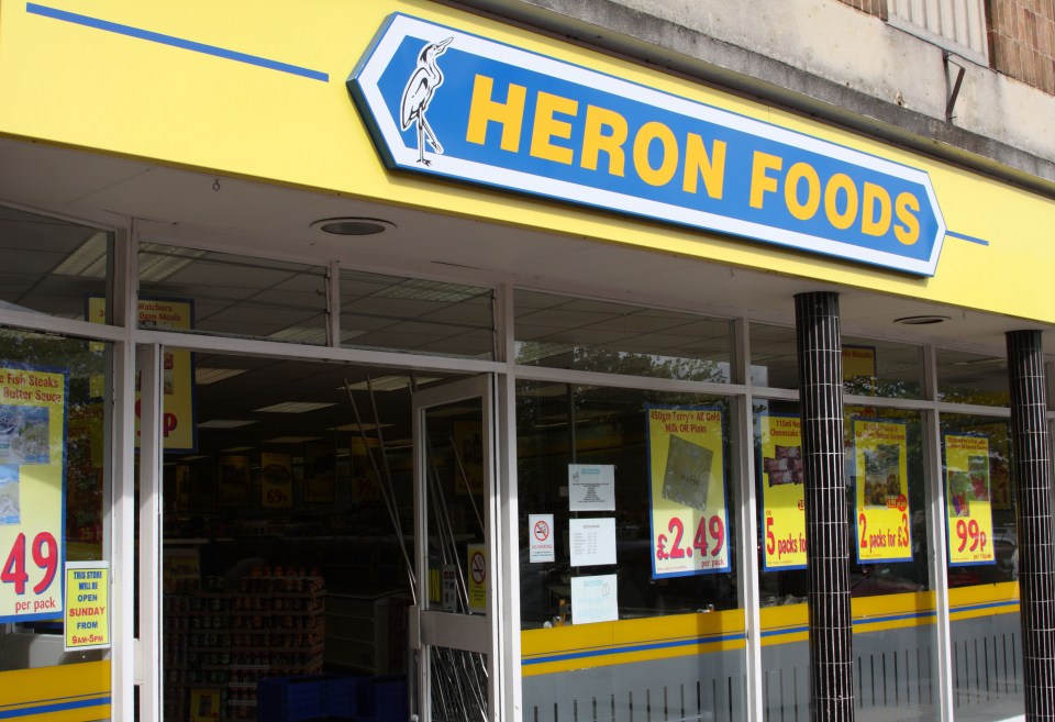 Heron Foods usually stocks a range of festive items during the Christmas season