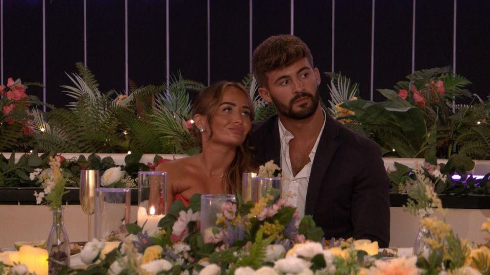 The pair fell in love on Love Island over the summer