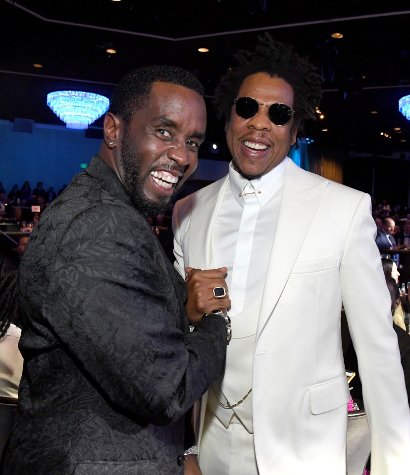 Sean ‘Diddy’ Combs and Jay-Z at the Grammy's on January 25, 2020 in Beverly Hills, California