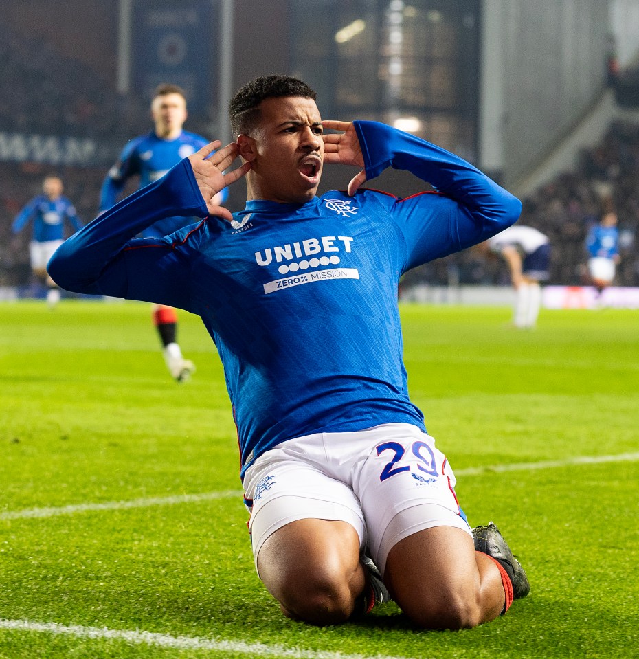 Ibrox erupted when Hamza Igamane made it 1-0