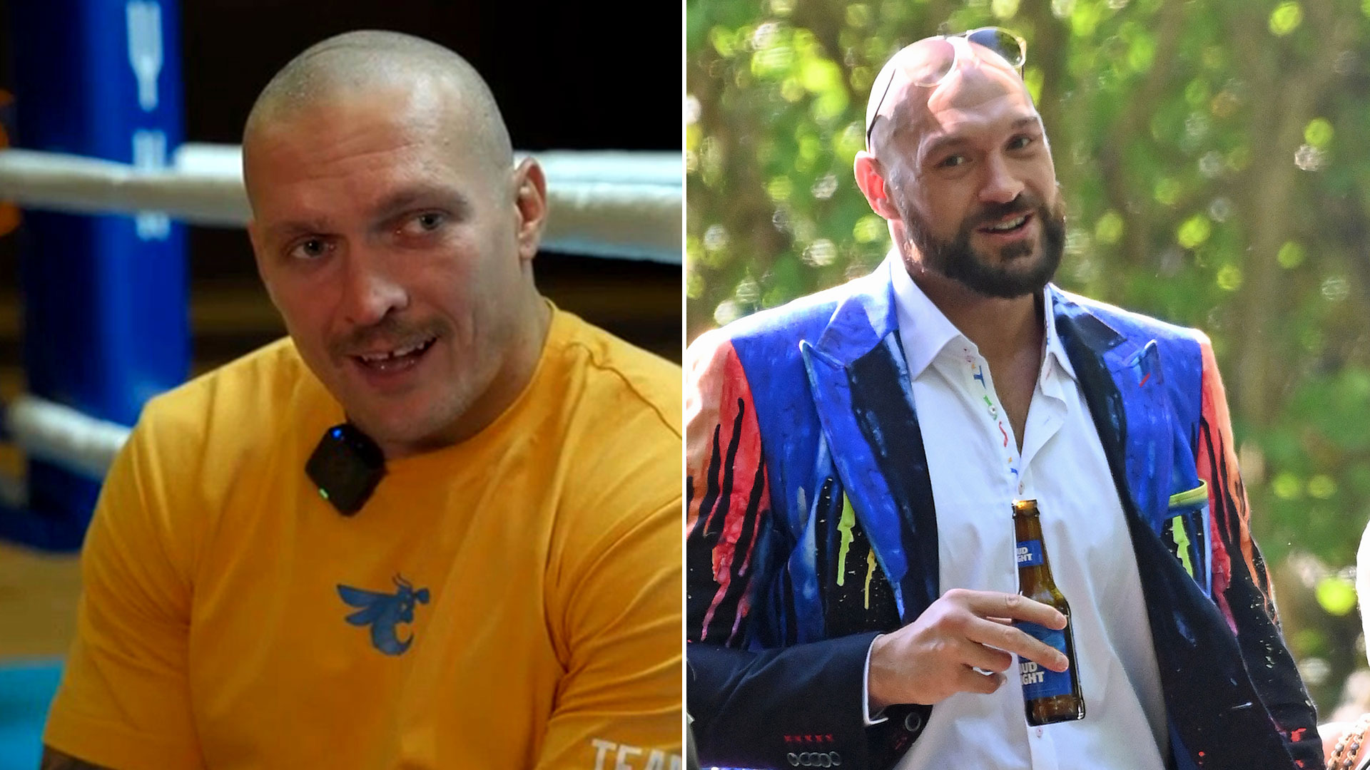 Oleksandr Usyk puts Tyson Fury rivalry aside and invites Gypsy King to the pub to 'drink beer' and cheer on Man Utd