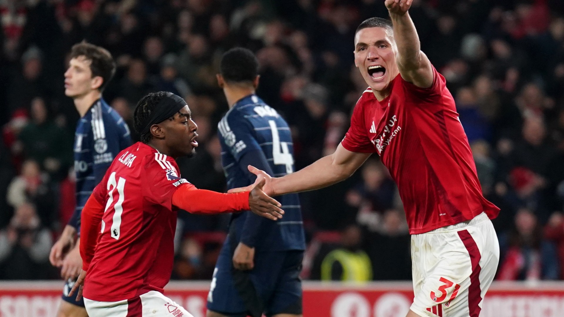 Nottingham Forest 2 Aston Villa 1: Elanga fires late winner as Forest come from behind to stun Villa and go FOURTH