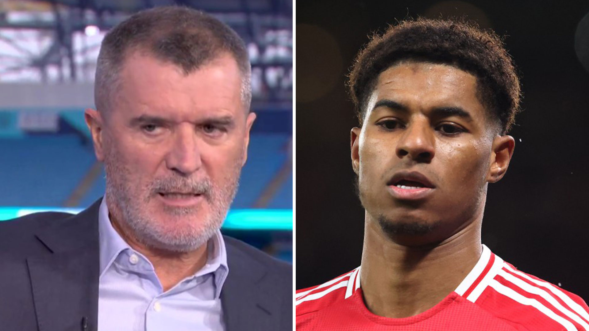 'It doesn't look good' - Roy Keane tips Marcus Rashford for Man Utd transfer exit after he is DROPPED for City clash