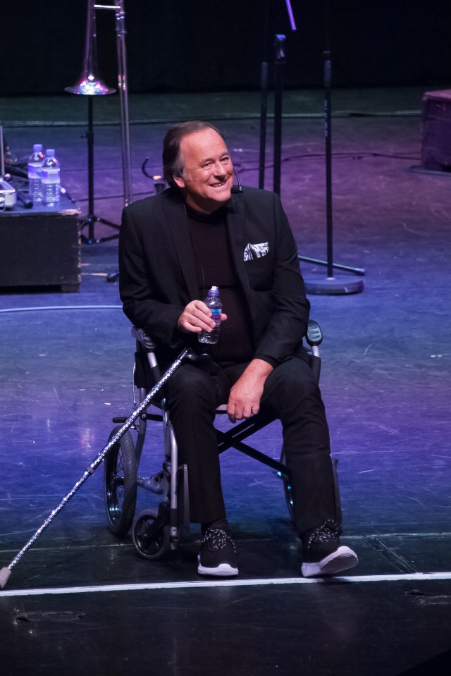 Norvelle often appeared on stage in a wheelchair in his later years