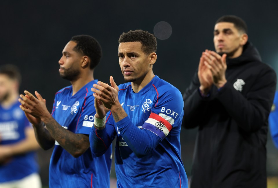 It ended in disappointment for Rangers and James Tavernier