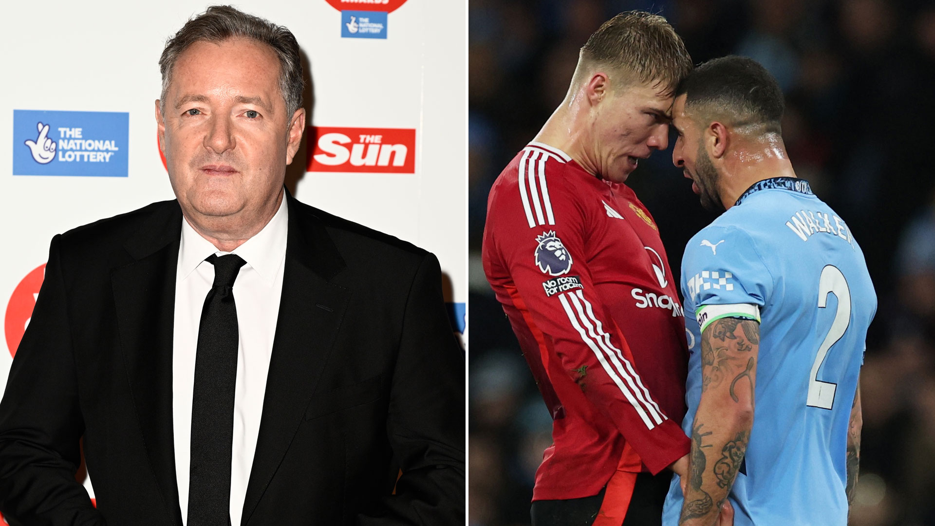 Piers Morgan lays into 'absolutely pathetic' Kyle Walker as he joins Roy Keane in slamming his 'embarrassing' dive