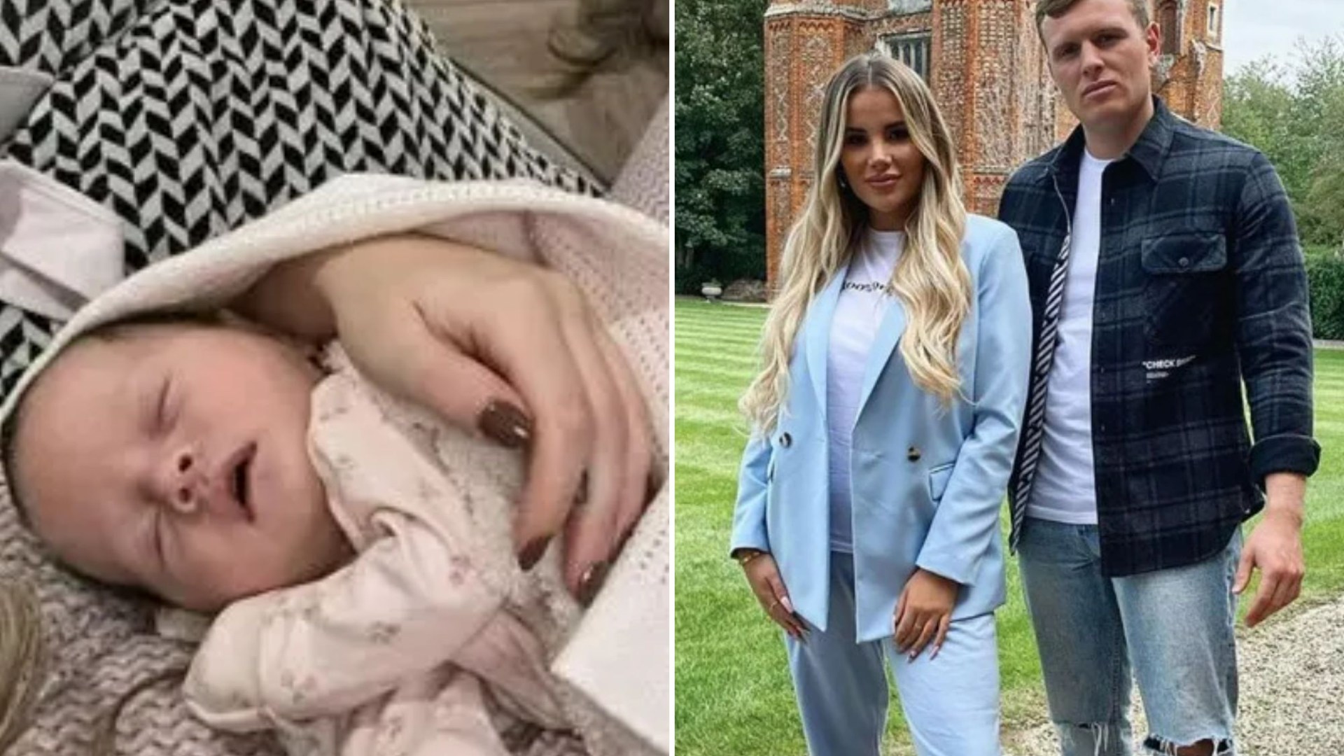 Georgia Kousoulou and Tommy Mallet rush newborn daughter to A&E as they reveal health diagnosis