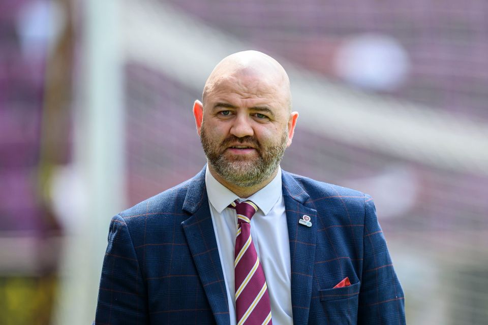 Hearts Sporting Director Joe Savage