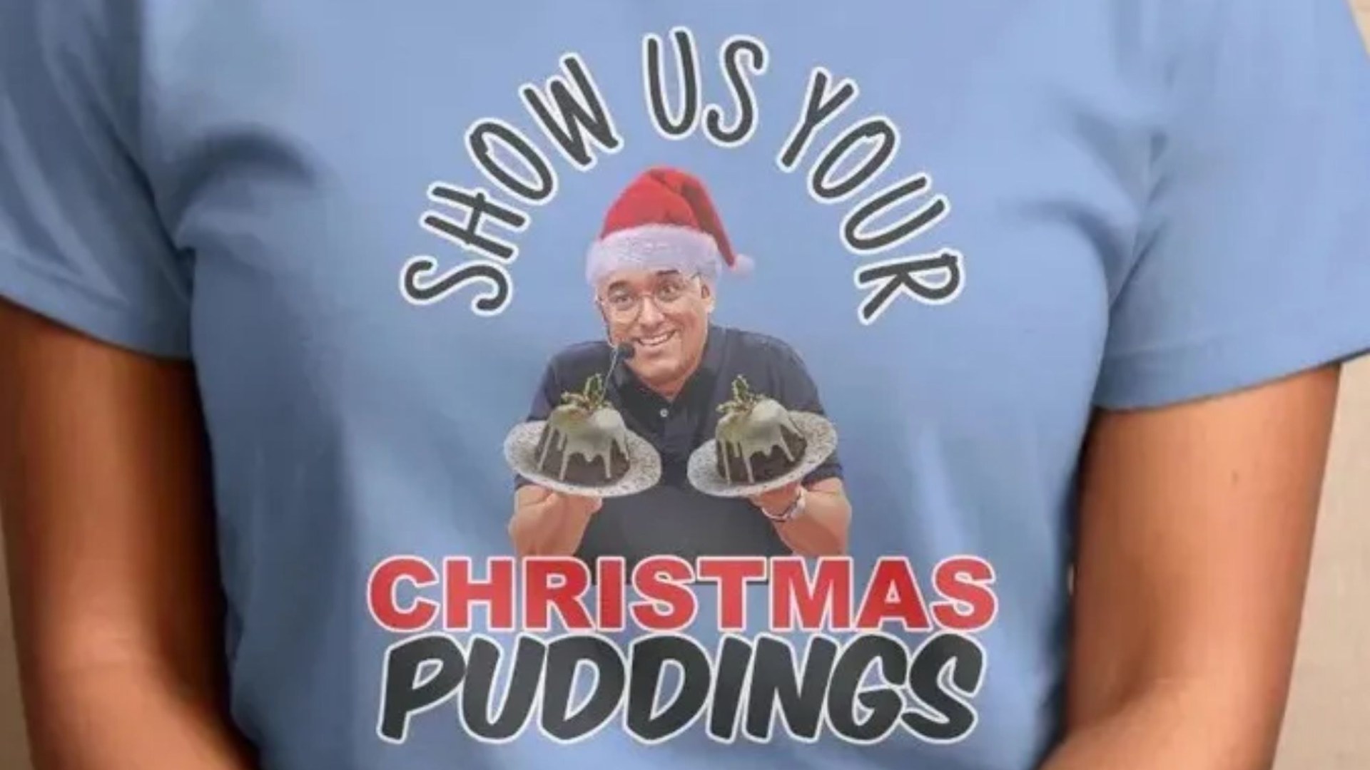 Shameless manufacturers cashing in by selling twisted Gregg Wallace-based Christmas jumpers and gifts