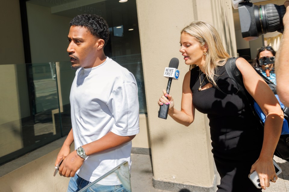 Filly refused to answer any questions as he entered the Australian magistrates