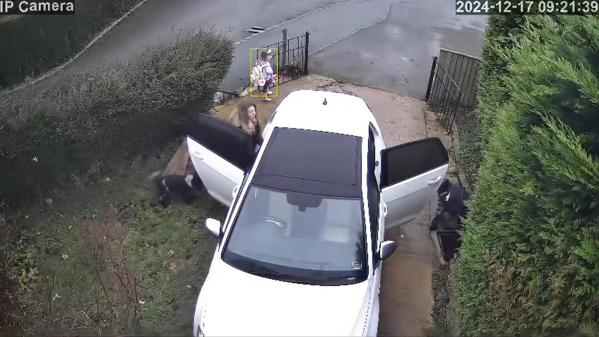 Terrifying moment schoolboy falls through manhole into SEWAGE on family driveway after 'workers leave it open'