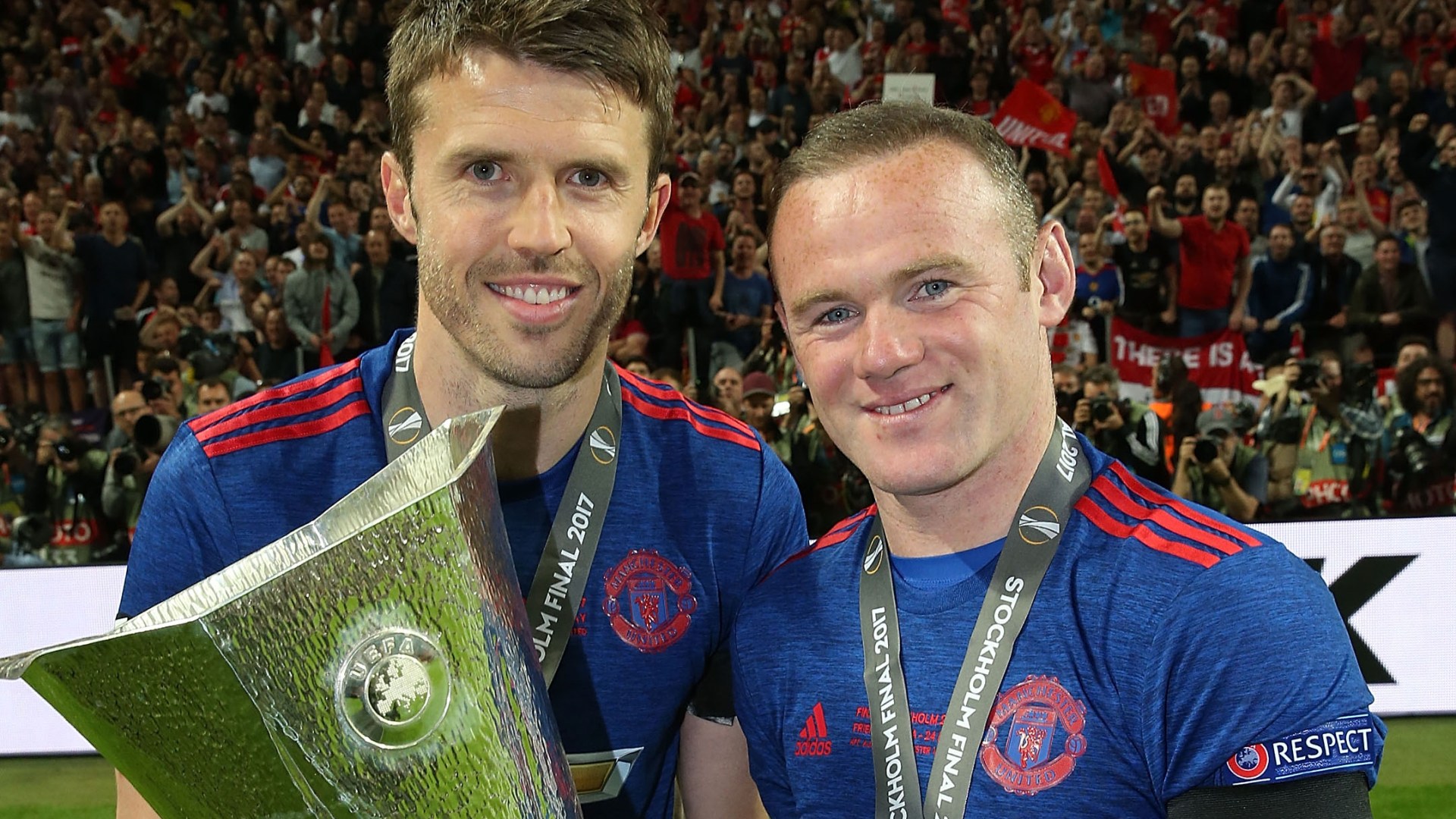 Man Utd legends Michael Carrick and Wayne Rooney could be 'two old men' on the touchline TWICE this weekend