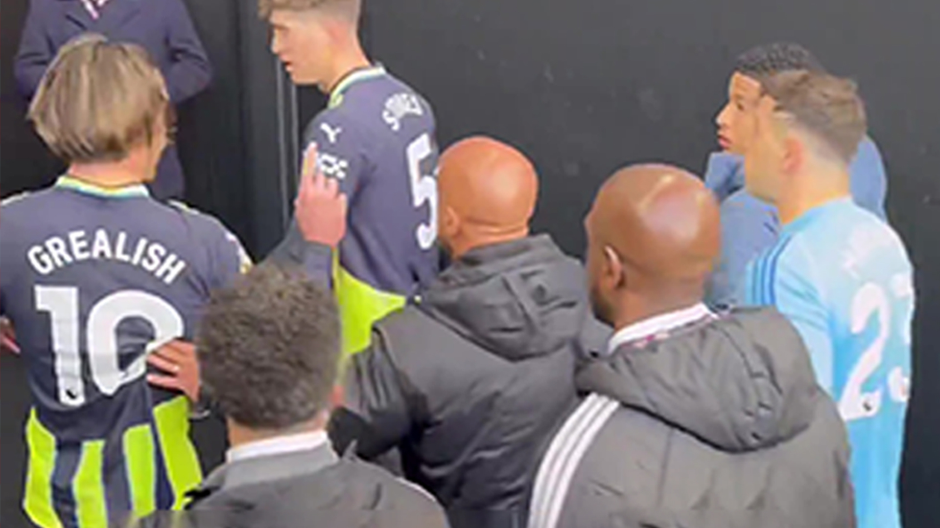 Emi Martinez's eight-word blast at Jack Grealish revealed as new footage of pair's furious tunnel row emerges