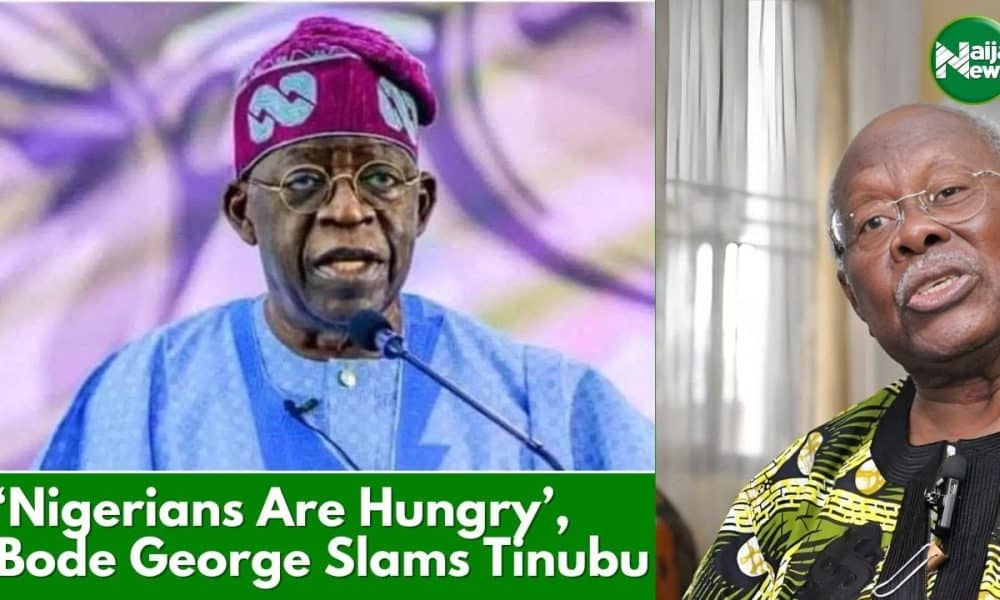 Nigerians Are Hungry, Tinubu’s Policies Making Things Worse – Bode George