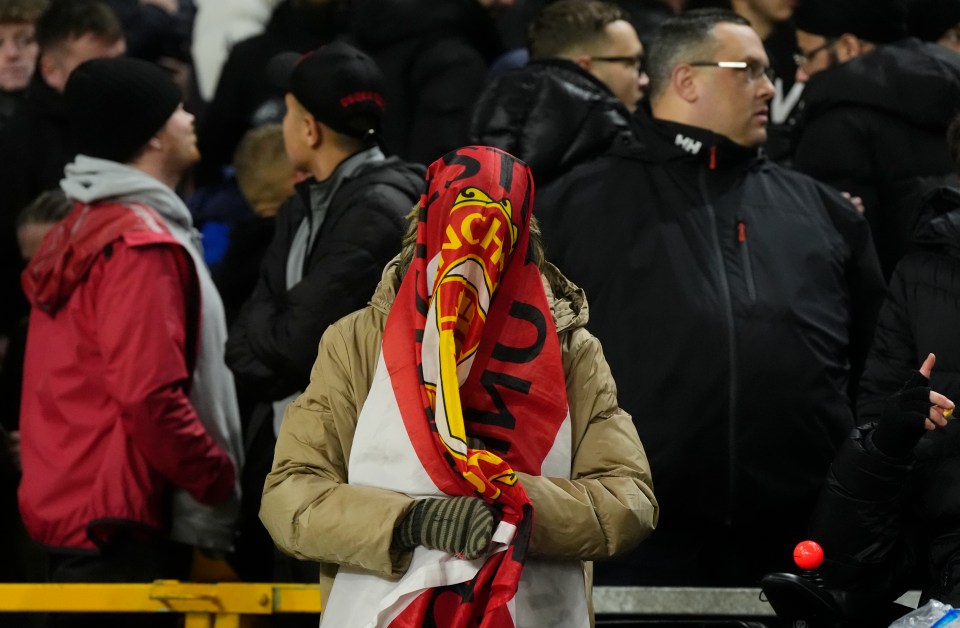 Red Devils supporters booed their team at full-time