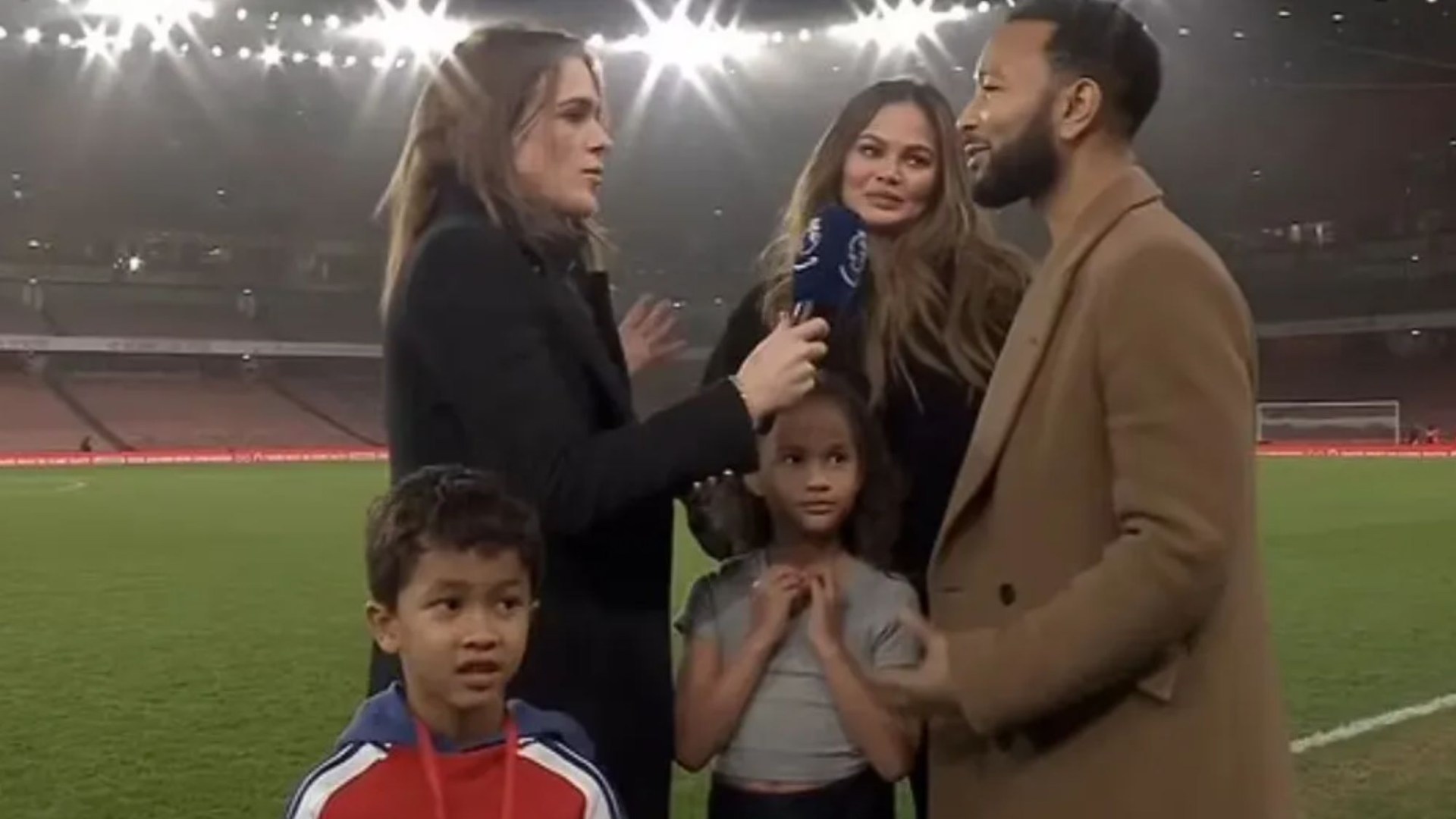 Chrissy Teigen in sweary rant at British 'kn**s and t***s' after backlash over 'major error' while watching Arsenal play