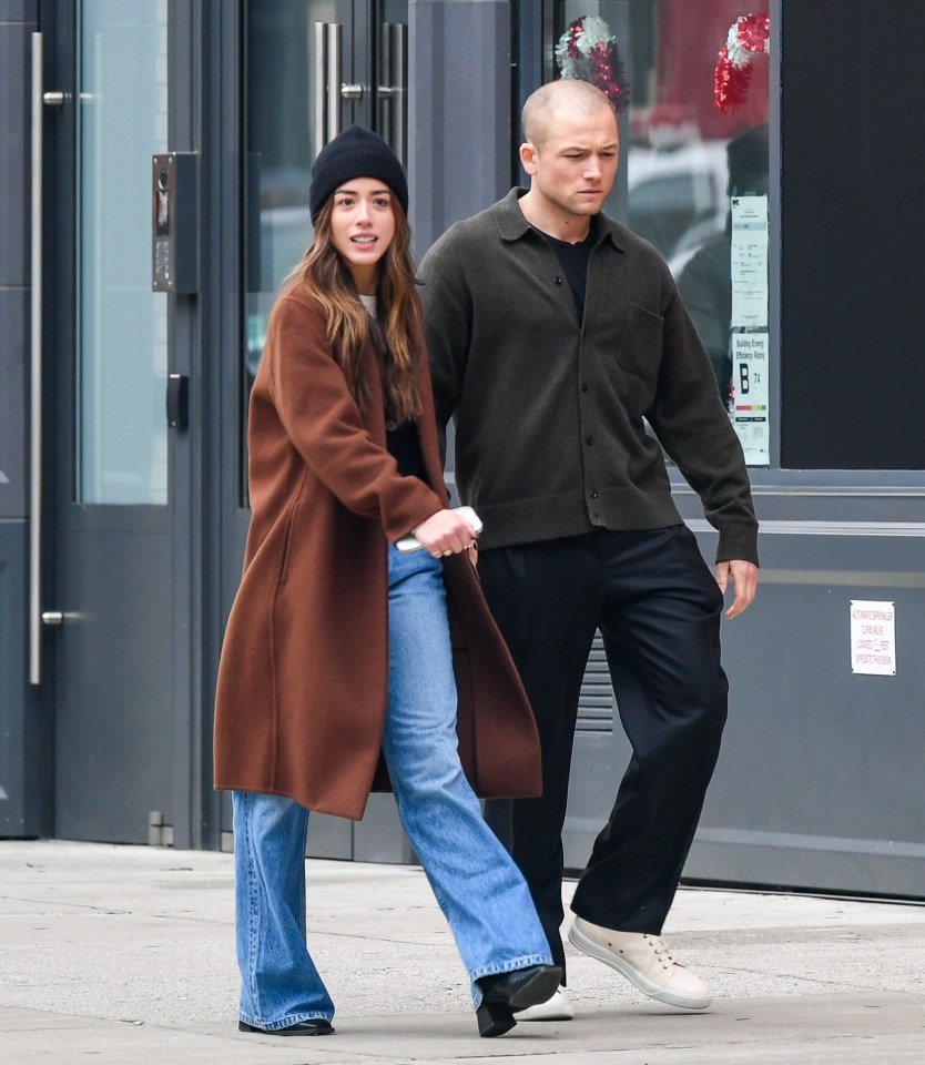 Chloe was spotted out in New York last week with Rocketman actor Taron Egerton