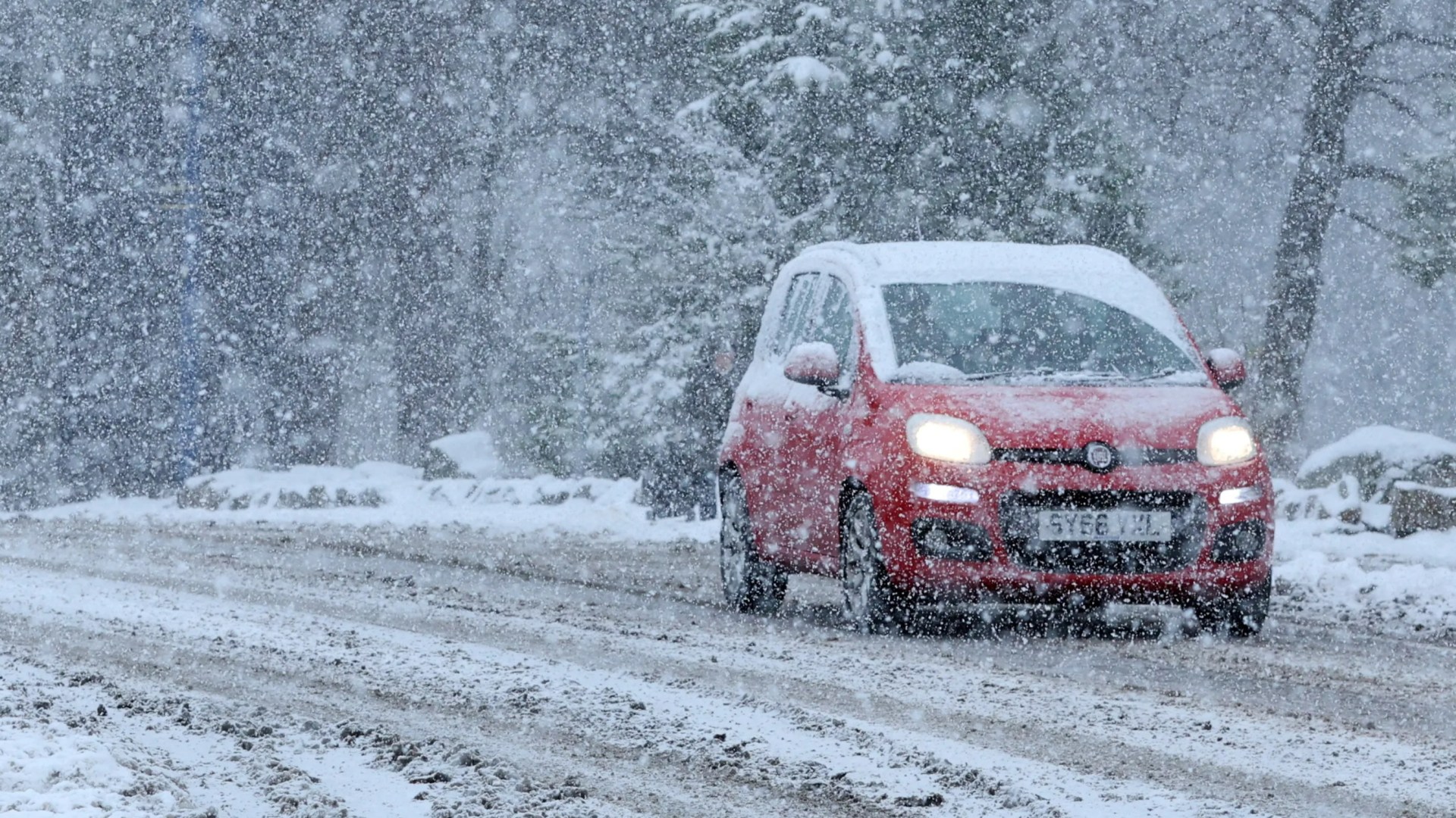 Met Office issues yellow weather warnings for snow, wind AND rain across UK on New Year's Day - check map for locations