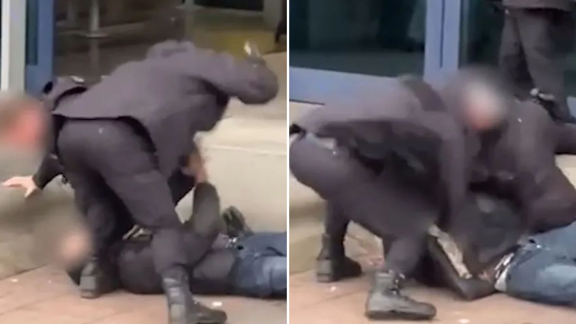 Manchester Airport cops punch & kick man pinned to floor - weeks after officers cleared over previous arrest vid