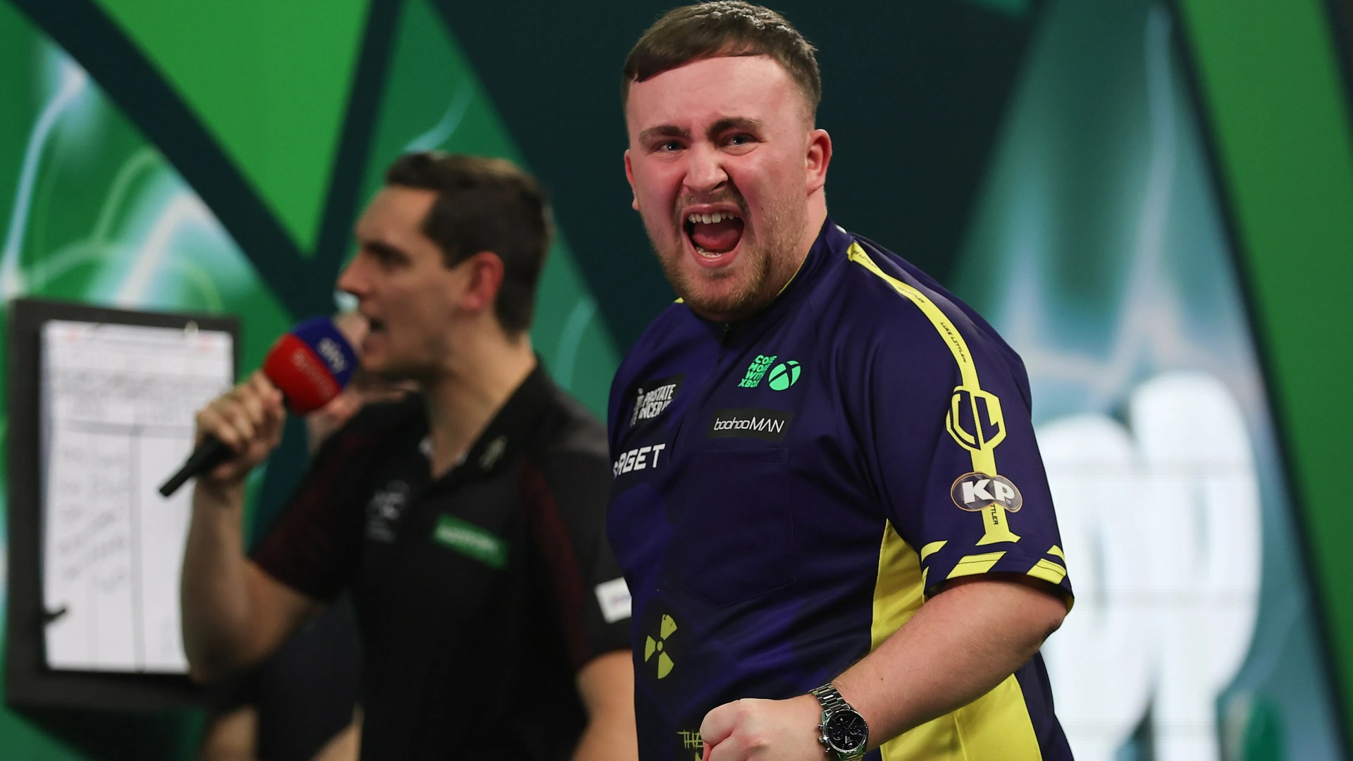 People are just realising why players always turn to their left during World Darts Championship