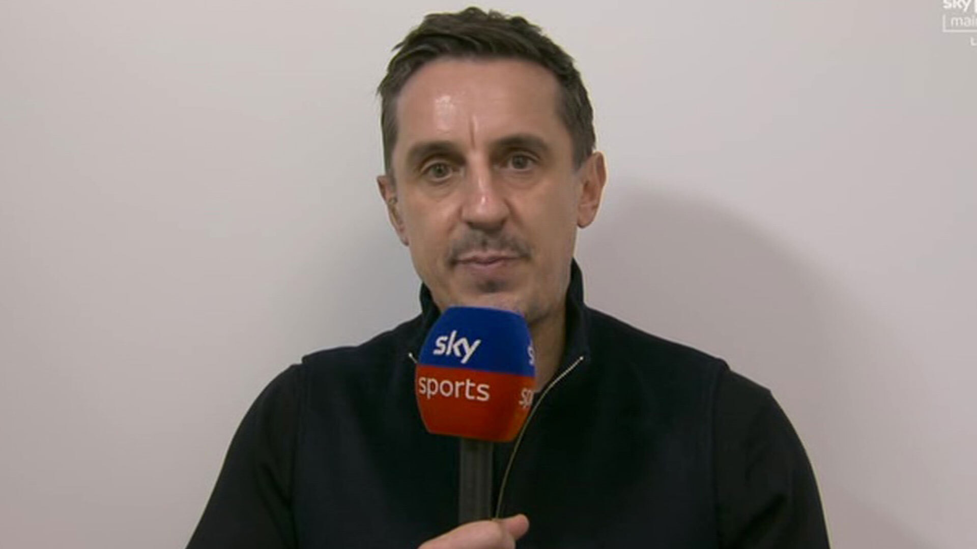 'Has Gary Neville been taken hostage?' ask fans as they're left baffled at Sky Sports coverage of Man Utd vs Newcastle