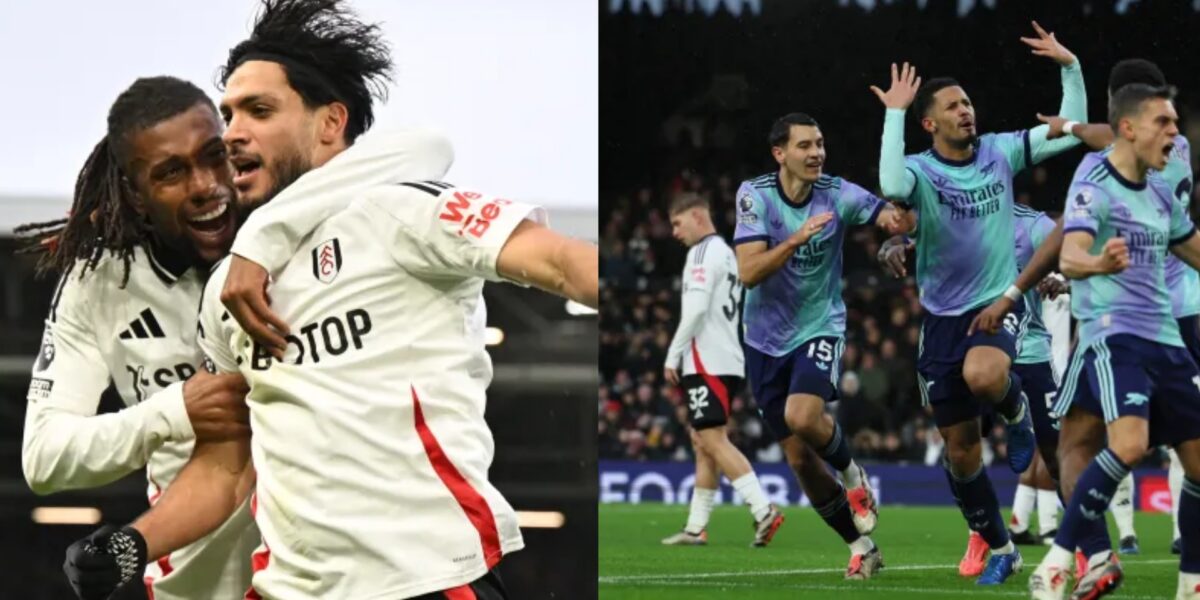 EPL: Arsenal held by Fulham as title push stalls