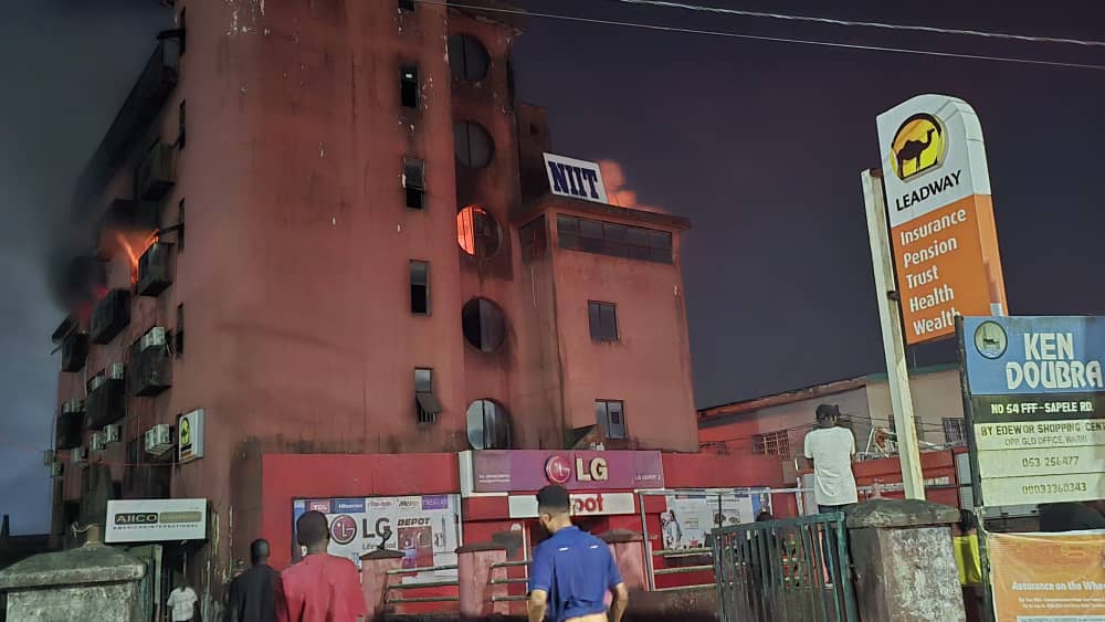 BREAKING: JFM building in Delta on fire