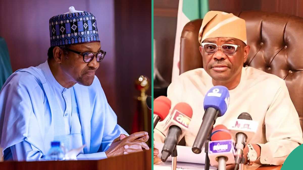 Buhari Breaks Silence As Wike Revokes 762 Plots of Land Belonging to Ex-President, Govs, Lawmaker