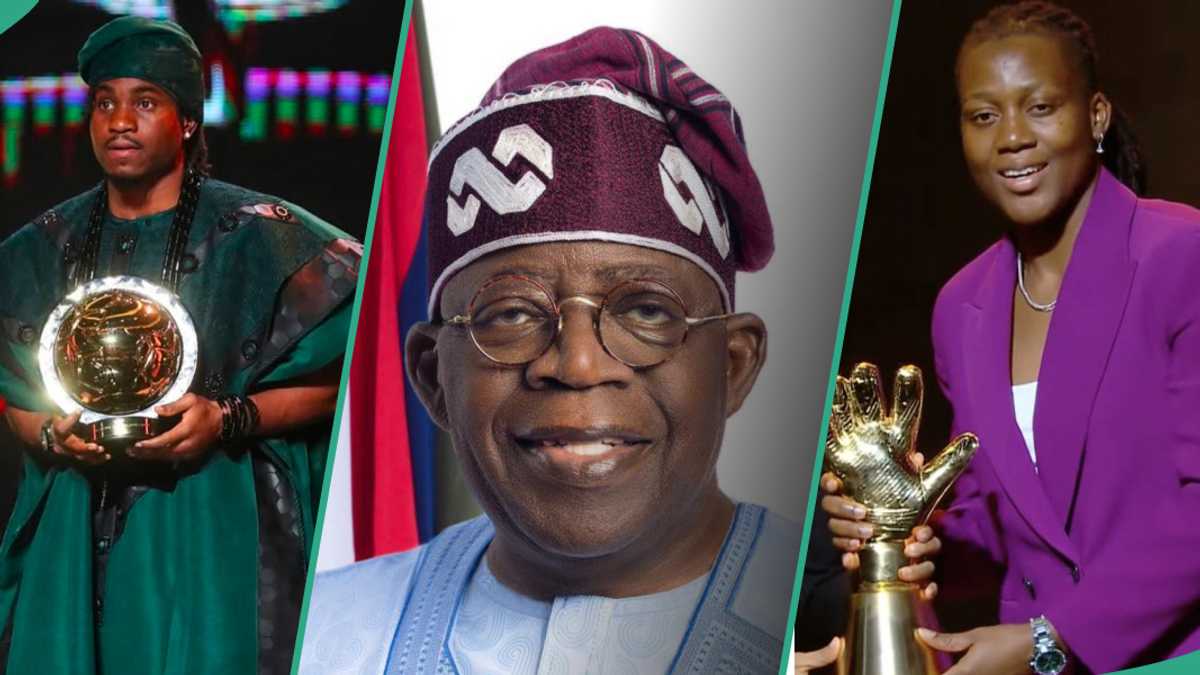 CAF Awards 2024: Tinubu Congratulates Lookman, Nnadozie, Super Falcons