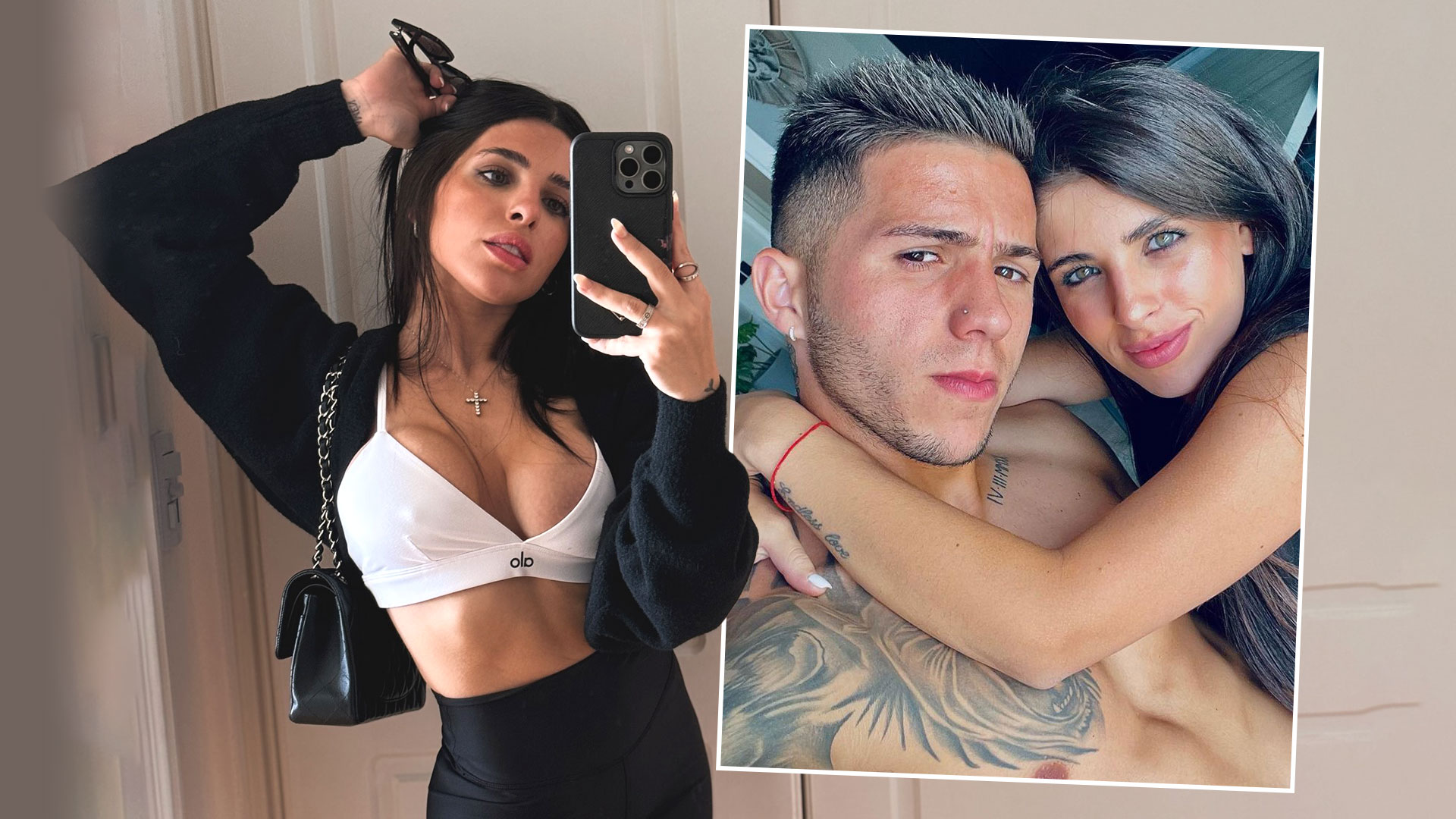 Enzo Fernandez's ex-fiancee flies to London with their two children to spend New Year with Chelsea's £107m star