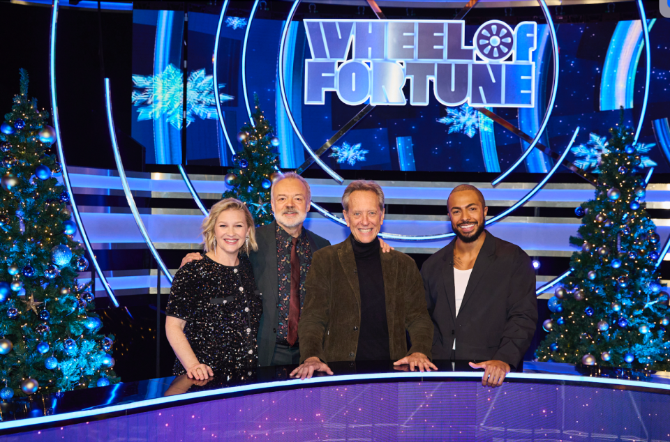 The Wheel of Fortune is back with three new celebrity contestants including Gavin and Stacey's Joanna Page, Richard E Grant and Tyler West