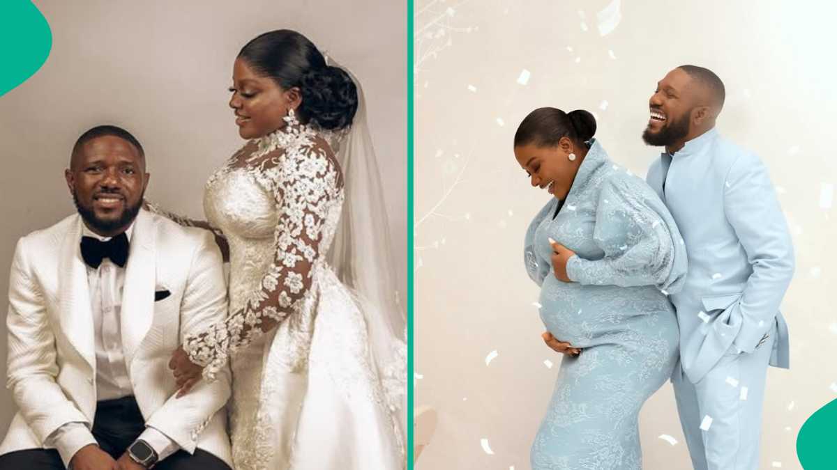 Gospel Singers Sunmisola Agbebi and Yinka Okeleye Welcome Their First Child, Pictures Go Viral