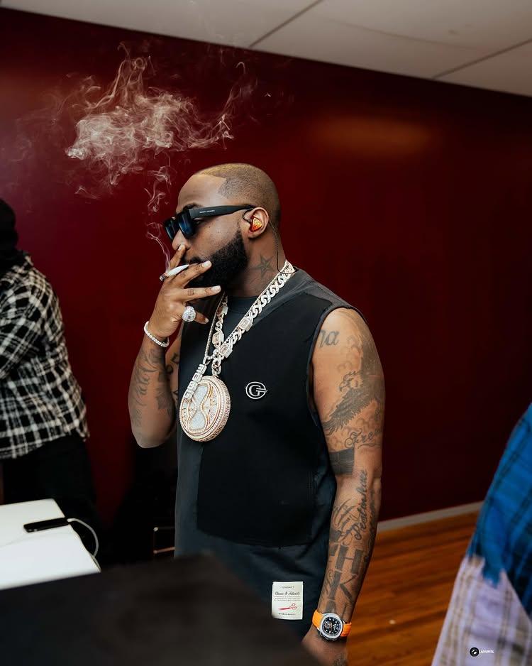 davido weed smoking