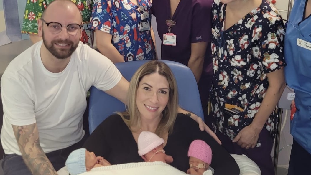 I went for a routine pregnancy scan & ended up giving birth to triplets on same day