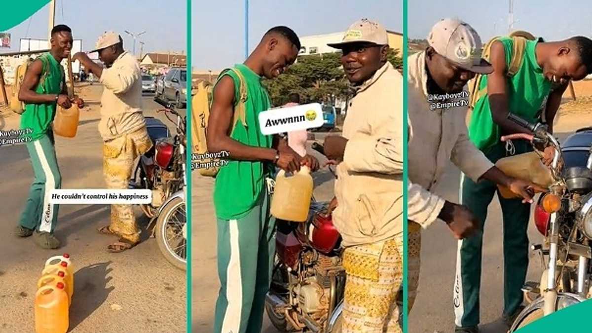 Man Gets Free Litres of Fuel from Good Samaritan, His Reaction Melts Hearts on TikTok