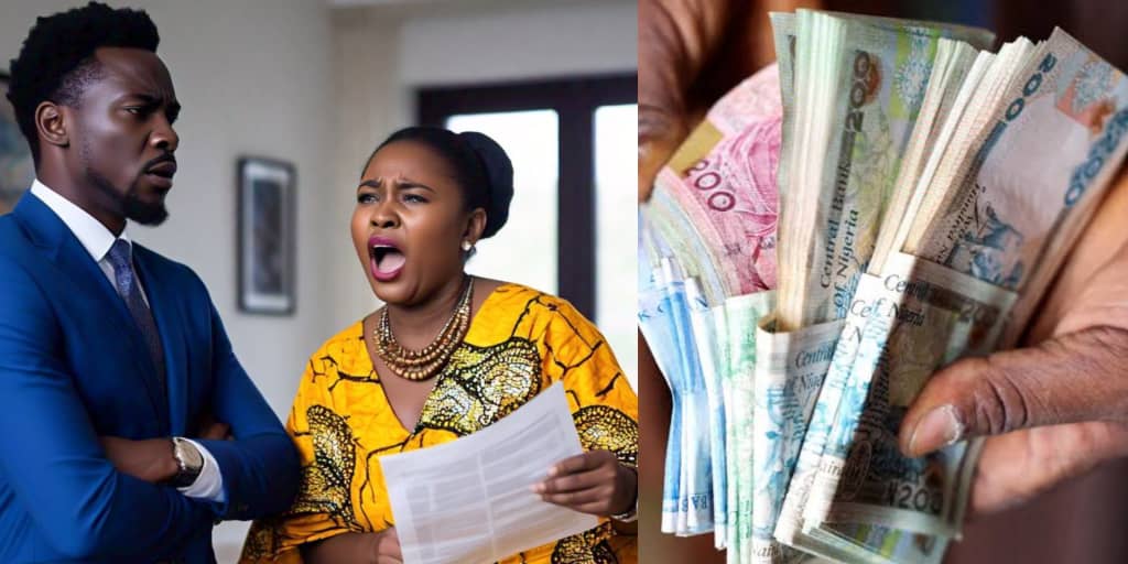 Man seeks advice as wife, earning ₦1.2M, demands ₦300K monthly allowance despite him covering all bills