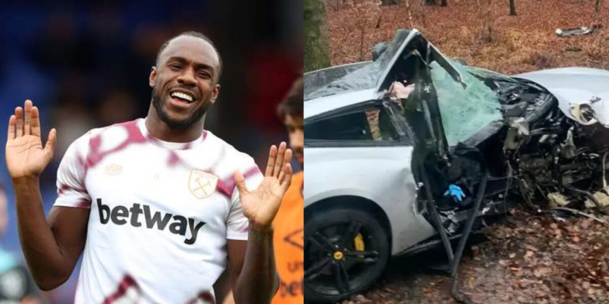 Car crash: Michail Antonio was trapped for 45 minutes before help came