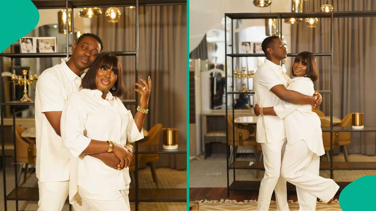 Mo Bimpe, Lateef Adedimeji Celebrate 3rd Wedding Anniversary With Sweet Words: "I'll Always Be Here"