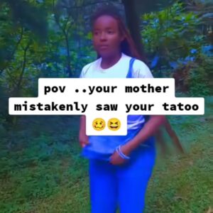 Mother uses holy water to chase away evil spirits after daughter gets a tattoo, video goes viral